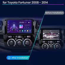 Radio Junsun V1 Plus para Toyota Fortuner, Hilux, Revo, Vigo (2007-2015), inalámbrica, CarPlay, Android Auto, 2 DIN, DVD. 