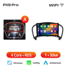 Cargar imagen en el visor de la galería, AWESAFE PX9 Car Radio Autoradio for Nissan Juke YF15 2010-2014  Wireless Carplay Screen Android Auto Stereo GPS Navi FM RDS BT
