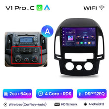 Cargar imagen en el visor de la galería, Junsun V1 AI Voice Wireless CarPlay Android Auto Radio For Hyundai I30 2006-2011 4G Car Multimedia GPS 2din autoradio
