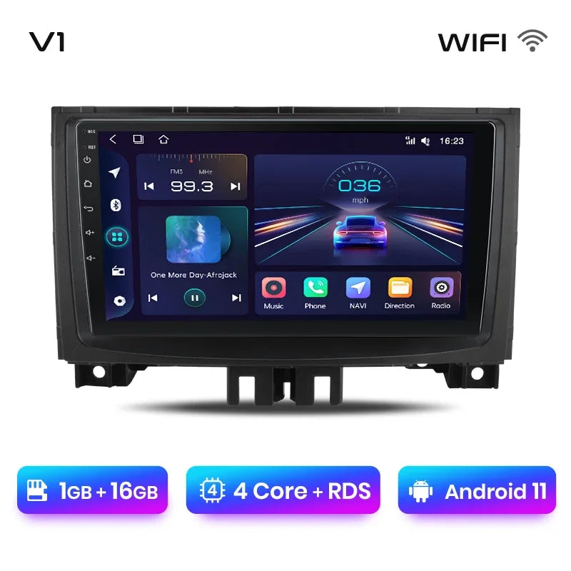 Junsun CarPlay inalámbrico Android Auto Radio para Mercedes-Benz Sprinter VW Crafter 2006 Sistemas inteligentes para coche RDS BT WiFi 2 DIN 