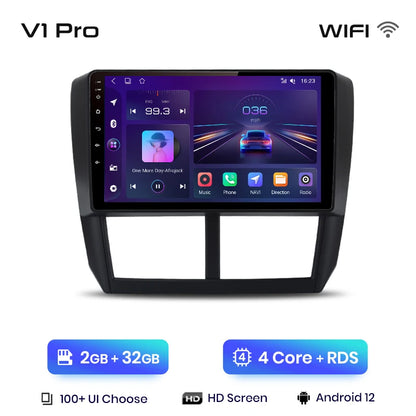 Radio Junsun V1pro con Android 10,0, 2DIN, 4G, GPS, Carplay, para Subaru Forester 3 SH Impreza 2007-2013 