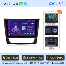 Load image into Gallery viewer, Junsun V1 Wireless CarPlay Android Auto Radio For Mercedes Benz E class W211 E300 2002-2010 4G Car Multimedia GPS 2din autoradio
