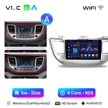 Lade das Bild in den Galerie-Viewer, Junsun V1pro Drahtlose CarPlay Android Auto Radio Für Hyundai IX35 Tucson 3 2015-2018 4G Auto Multimedia GPS 2din autoradio 
