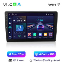 Lade das Bild in den Galerie-Viewer, Junsun Wireless CarPlay Android Autoradio für Volkswagen Polo 2004 2005 2006–2010 Auto Intelligente Systeme RDS BT WiFi 2 Din 
