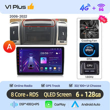 Cargar imagen en el visor de la galería, Junsun AI 4G LTE Wireless CarPlay Android Auto Car Radio For Fiat Ducato Peugeot Boxer Citroen Jumper 2006-2015 GPS Navi RDS FM
