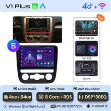 Lade das Bild in den Galerie-Viewer, Junsun V1pro AI Stimme 2 din Android Auto Radio Für VW Volkswagen Scirocco 2008-2013 Carplay 4G Auto Multimedia GPS 2din autoradio 
