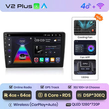 Lade das Bild in den Galerie-Viewer, Junsun Wireless CarPlay Android Autoradio für Volkswagen Polo 2004 2005 2006–2010 Auto Intelligente Systeme RDS BT WiFi 2 Din 
