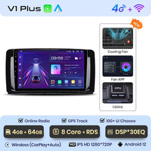 Load image into Gallery viewer, Junsun V1 Wireless CarPlay Android Auto Radio For Mercedes Benz R-Class W251 R300 R280 R320 2005-2017 Car Multimedia autoradio
