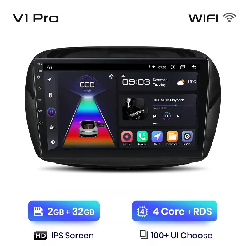 Radio Junsun inalámbrica CarPlay Android Auto para Honda Edix FRV 2004-2009, sistemas inteligentes para coche, RDS, Bluetooth, WiFi, 2 DIN 
