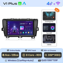 Load image into Gallery viewer, Junsun Wireless Android Auto Radio For Toyota Prius 2009-2016  4G Car Multimedia GPS 2din autoradio
