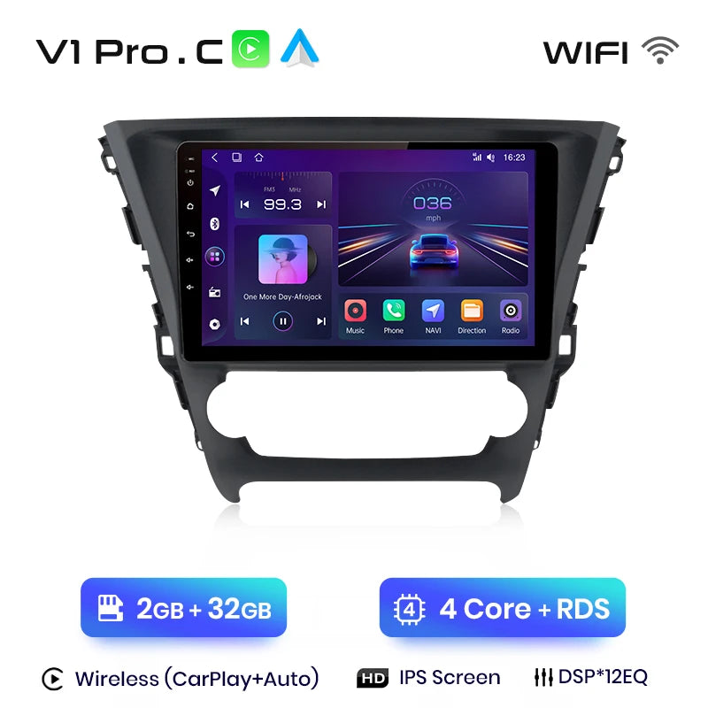Junsun V1pro AI Voice Android Auto Radio For Toyota Avensis 2018-2020 Carplay 4G Car Multimedia GPS 2din autoradio