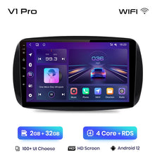Load image into Gallery viewer, Junsun V1 AI Voice Wireless CarPlay Android Auto Radio for Mercedes Benz Smart 2016 Car Multimedia GPS 2din autoradio
