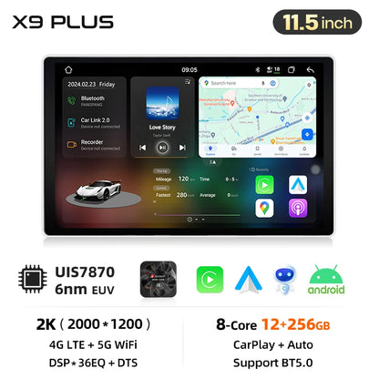 Junsun Wireless CarPlay Car Radio For Peugeot 407 SW CC 2004 2005 2006-2008 Android Multimedia