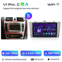 Load image into Gallery viewer, Junsun V1 Wireless CarPlay Android Auto Car Radio for Toyota Avensis T27 2008-2015 GPS Car Intelligent Systems Smart Autoradio

