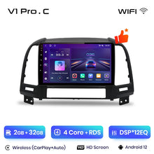 Load image into Gallery viewer, Junsun V1pro AI Voice 2 din Android Auto Radio For Hyundai Santa Fe 2 2006-2012 Carplay 4G Car Multimedia GPS 2din autoradio
