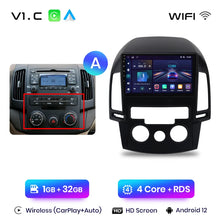 Cargar imagen en el visor de la galería, Junsun V1 AI Voice Wireless CarPlay Android Auto Radio For Hyundai I30 2006-2011 4G Car Multimedia GPS 2din autoradio
