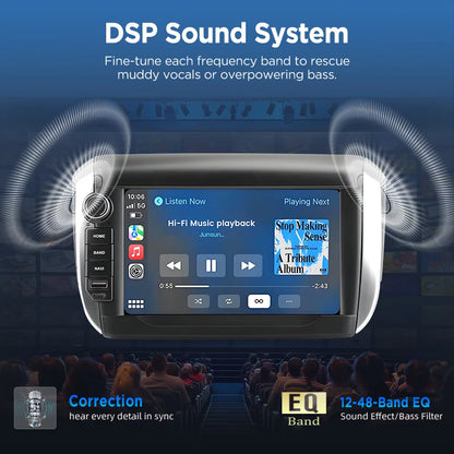 Junsun Wireless CarPlay Car Radio For Peugeot 2008 208 2012 2013-2018 Android Multimedia