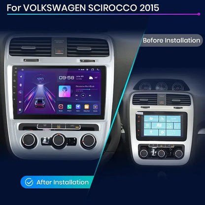 Radio Junsun CarPlay inalámbrica Android Auto para Volkswagen Scirocco 2015, sistemas inteligentes para coche, RDS, Bluetooth, WiFi, 2 DIN 
