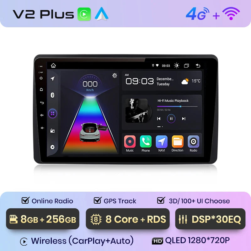 Junsun V1pro Android Auto Radio para protector antipolvo para Renault Dacia HM 2 2020 2021 Arkana 2019-2021 Carplay 4G coche Multimedia GPS autorradio 