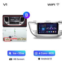 Lade das Bild in den Galerie-Viewer, Junsun V1pro Drahtlose CarPlay Android Auto Radio Für Hyundai IX35 Tucson 3 2015-2018 4G Auto Multimedia GPS 2din autoradio 
