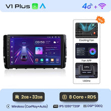 Load image into Gallery viewer, Junsun Wireless CarPlay Android Auto Radio For VW VILORAN SAGITAR TAYRON T-ROC 2021 Car Intelligent Systems RDS BT WiFi 2 din
