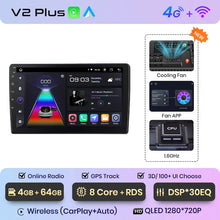 Load image into Gallery viewer, Junsun Wireless CarPlay Android Auto Radio For Volkswagen TOUAREG 2003 2004 2005-2010 Car Intelligent Systems RDS BT WiFi 2 din
