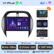 Lade das Bild in den Galerie-Viewer, Junsun V1pro AI Stimme 2 din Android Auto Radio Für Toyota RAV4 2003 2004 2005 Carplay 4G Auto Multimedia GPS 2din autoradio 
