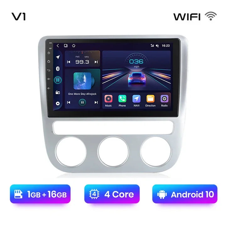 Junsun Wireless CarPlay Android Auto Radio For VOLKSWAGEN SCIROCCO 2009 2010-2014 Car Intelligent Systems RDS BT WiFi 2 din