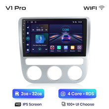 Load image into Gallery viewer, Junsun Wireless CarPlay Android Auto Radio For VOLKSWAGEN SCIROCCO 2009 2010-2014 Car Intelligent Systems RDS BT WiFi 2 din

