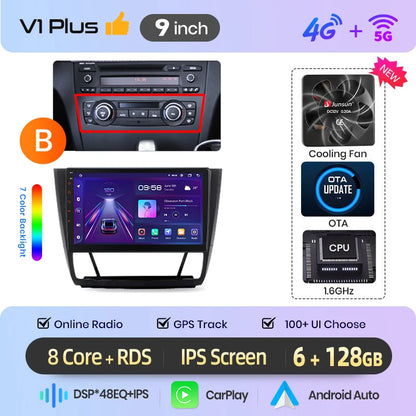 Junsun Wireless CarPlay Car Radio For BMW 1-Series 1 Series E87 E81 E82 E88 2004 2005-2011 Android Multimedia