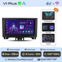 Lade das Bild in den Galerie-Viewer, Junsun Wireless CarPlay Android Autoradio für Mercedes-Benz Sprinter VW Crafter 2006 Auto Intelligente Systeme RDS BT WiFi 2 Din 
