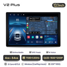 Load image into Gallery viewer, Junsun V3 Plus 2K Android 13 Wireless CarPlay Android Auto Car Intelligent Systems For Volvo S80 1998 - 2006 7870 Autoradio
