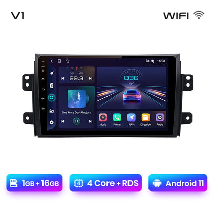 Junsun V1pro Android Autoradio für Suzuki SX4 2006–2013, für Fiat Sedici 2005–2014, Carplay 4G, Auto-Multimedia, GPS, 2-Din-Autoradio 