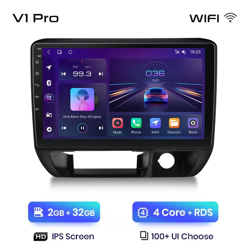 Junsun CarPlay inalámbrico Android Auto Radio para Suzuki Jimny 1998 1999 2000 2001-2004 Sistemas inteligentes para coche RDS BT WiFi 2 DIN 