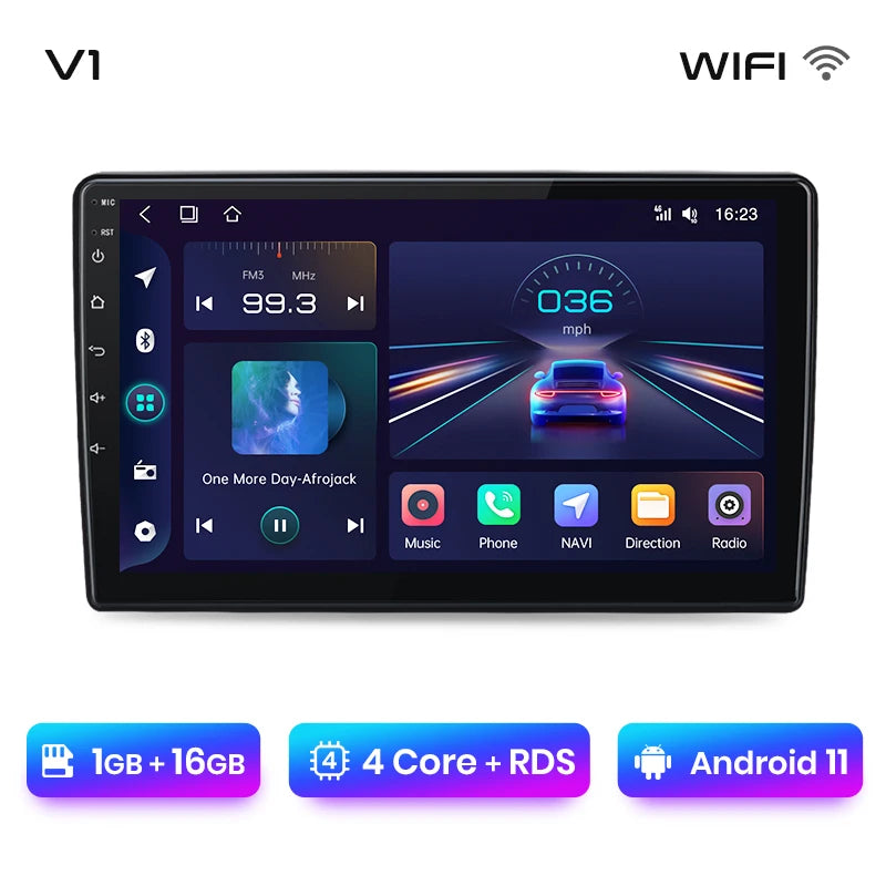 Junsun V1pro AI Voice 2 DIN Android Auto Radio para Fiat 500L 2012-2017 Carplay 4G Car Multimedia GPS 2 DIN Autoradio 