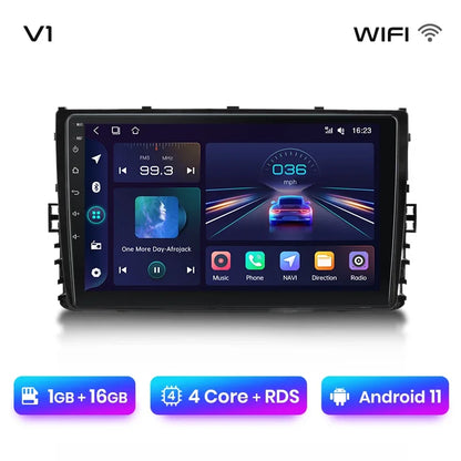 Junsun inalámbrico CarPlay Android Auto Radio para Volkswagen VW MQB POLO VI Jetta MK7 T6 Bora 2018, 2019, 2020, 2021 4G 2 din RDS BT 