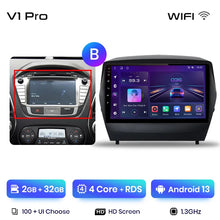 Cargar imagen en el visor de la galería, Radio Junsun para Hyundai Tucson 2 ix35 2009-2015 con CarPlay inalámbrico, Android Auto, sistema inteligente para coche, 2 DIN, DVD. 
