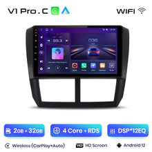 Lade das Bild in den Galerie-Viewer, Junsun V1pro AI Stimme 2din Android Auto Radio für Subaru Forester 3 SH Impreza 2007-2013 Carplay 4G Auto Multimedia GPS autoradio 
