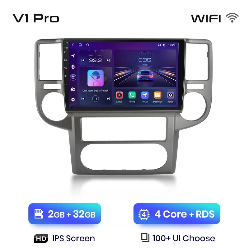 Junsun CarPlay inalámbrico Android Auto Radio para NISSAN X-TRAIL Xtrail 2003 2004-2007 Sistemas inteligentes para coche RDS BT WiFi 2 DIN 