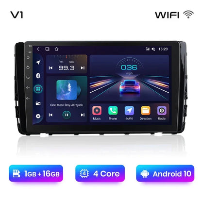 Junsun CarPlay inalámbrico Android Auto Radio para VW VILORAN SAGITAR TAYRON T-ROC 2021 Sistemas inteligentes para coche RDS BT WiFi 2 DIN 