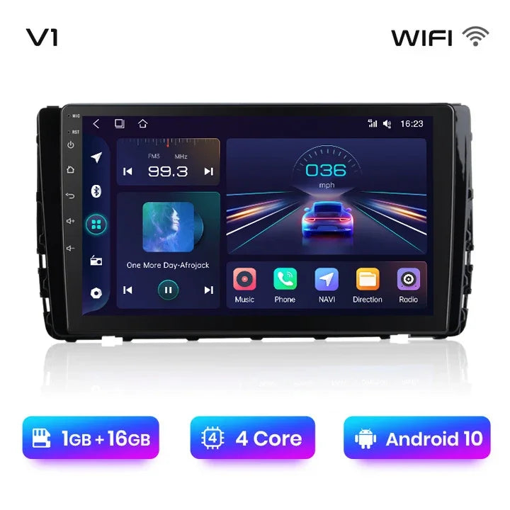 Junsun Wireless CarPlay Android Auto Radio For VW VILORAN SAGITAR TAYRON T-ROC 2021 Car Intelligent Systems RDS BT WiFi 2 din