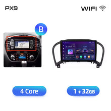 Cargar imagen en el visor de la galería, AWESAFE PX9 Car Radio Autoradio for Nissan Juke YF15 2010-2014  Wireless Carplay Screen Android Auto Stereo GPS Navi FM RDS BT
