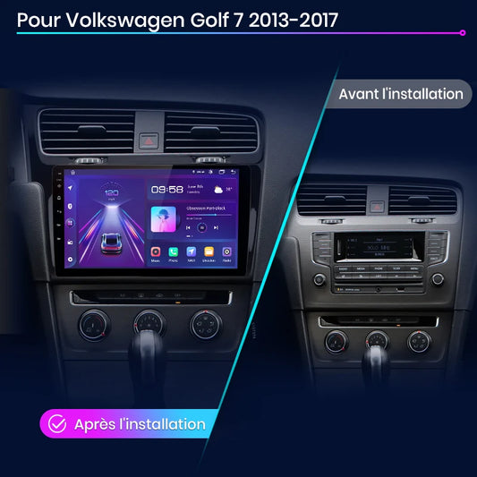 Junsun AI voice 4G LTE wireless CarPlay Android Auto Radio For VW Golf 7 2013-2017 Car Intelligent Systems Multimedia player Stereo RDS BT 2 din autoradio GPS Navi screen
