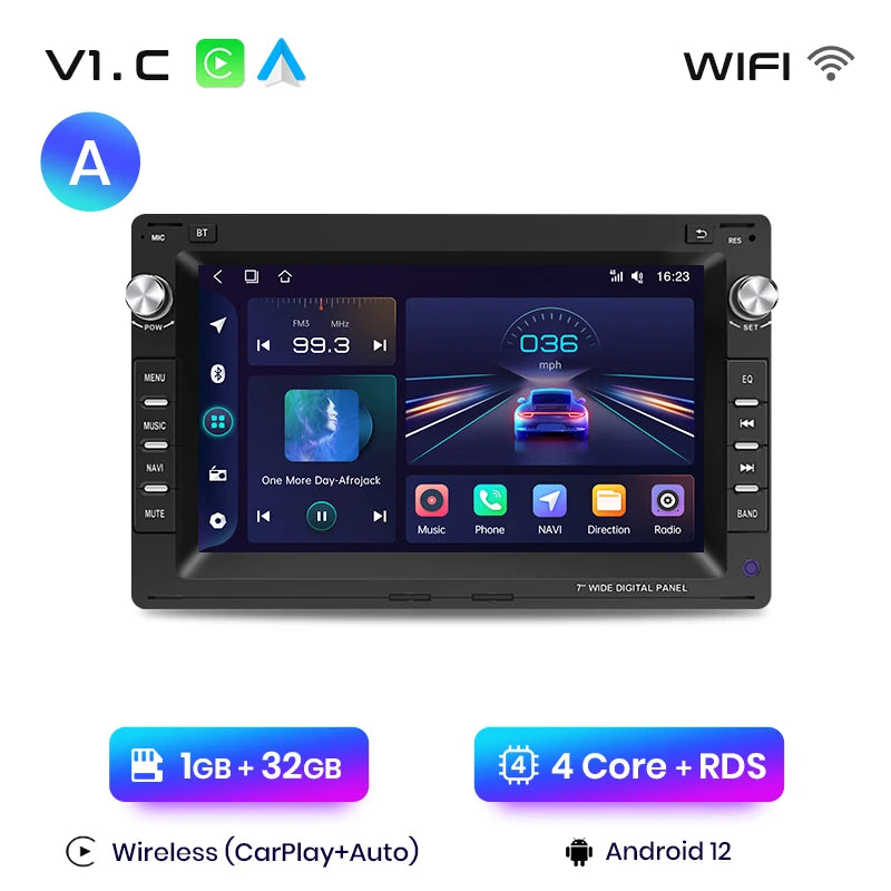Junsun CarPlay Android Auto Car Intelligent Systems for VW Golf 4 Passat POLO Transport T5 Multivan Seat Jetta Autoradio