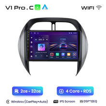Lade das Bild in den Galerie-Viewer, Junsun V1pro AI Stimme 2 din Android Auto Radio Für Toyota RAV4 2003 2004 2005 Carplay 4G Auto Multimedia GPS 2din autoradio 
