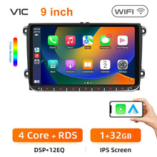 Lade das Bild in den Galerie-Viewer, Junsun 2Din Wireless CarPlay for Apple Android Auto Car Radio Multimedia Player For VW Volkswagen Skoda Octavia PASSAT B6 GOLF
