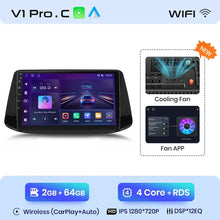 Load image into Gallery viewer, Junsun Wireless CarPlay Android Auto Radio For Hyundai i30 2017 2018 Car Intelligent Systems RDS BT WiFi 2 din
