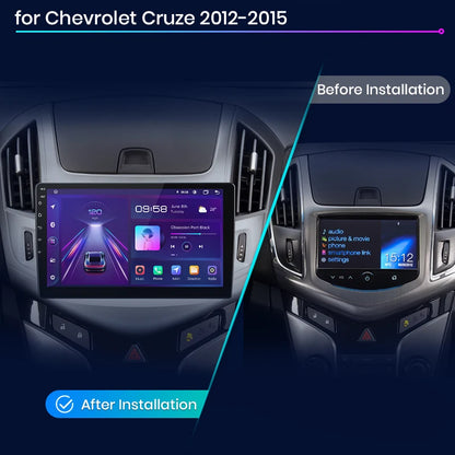 Junsun V1 AI Stimme Drahtlose CarPlay Android Auto Radio Für Chevrolet Cruze 2012-2015 4G Auto Multimedia GPS 2din autoradio 