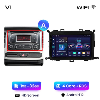 Junsun V1pro AI Voice 4G Carplay Android Auto Reproductor multimedia para Kia Carens 2013-2018 Radio de coche 2DIN GPS autorradio Bluetooth 