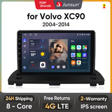 Radio Junsun AI Voice 2 DIN Android para Volvo XC90 2004-2014 con Carplay 4G, GPS, multimedia, 2 DIN
